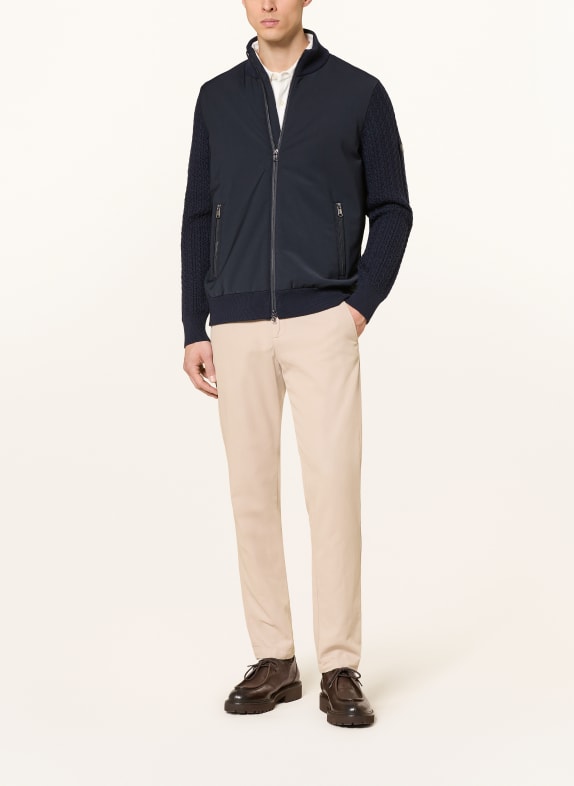 BOGNER Blouson ZISCO-8 in gemengde materialen DONKERBLAUW