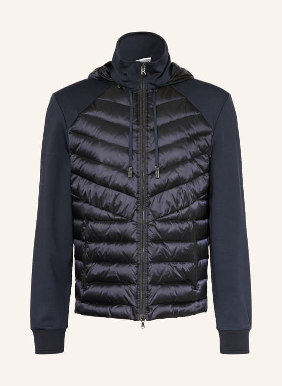 BOGNER Daunenjacke BAKER-D1 im Materialmix DUNKELBLAU