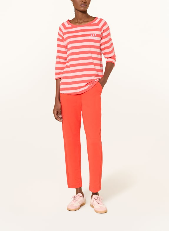 ELBSAND Shirt CELIN met 3/4-mouwen ROOD / LICHTROOD