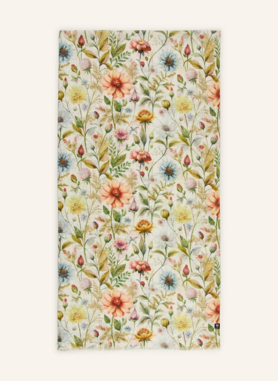 FRAAS šála KRÉMOVÁ / SVĚTLE ČERVENÁ / ZELENÁ