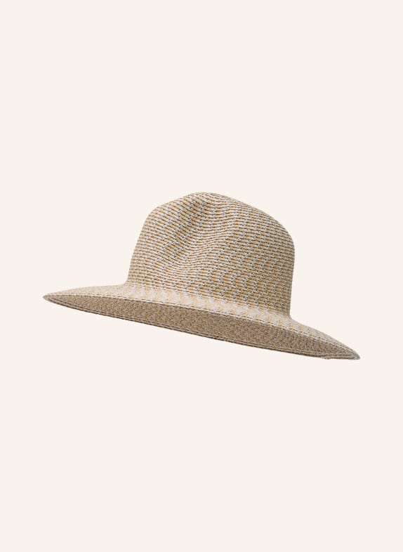 LOEVENICH Strohoed LICHTBRUIN / BLAUWGRIJS / WIT