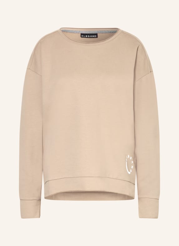 ELBSAND Sweat-shirt RITVA BEIGE