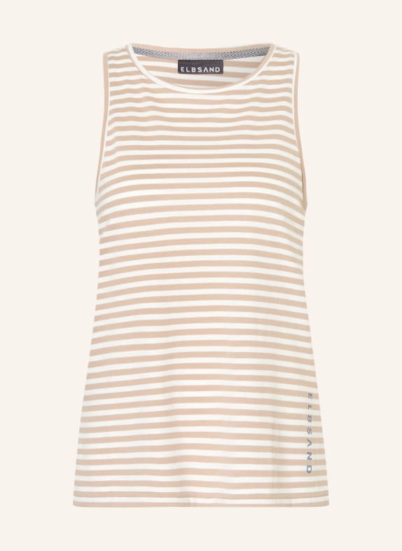 ELBSAND Top MAAVI BEIGE / CREME