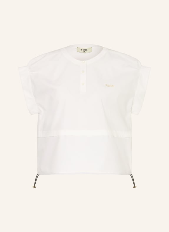 FENDI Blusenshirt WEISS