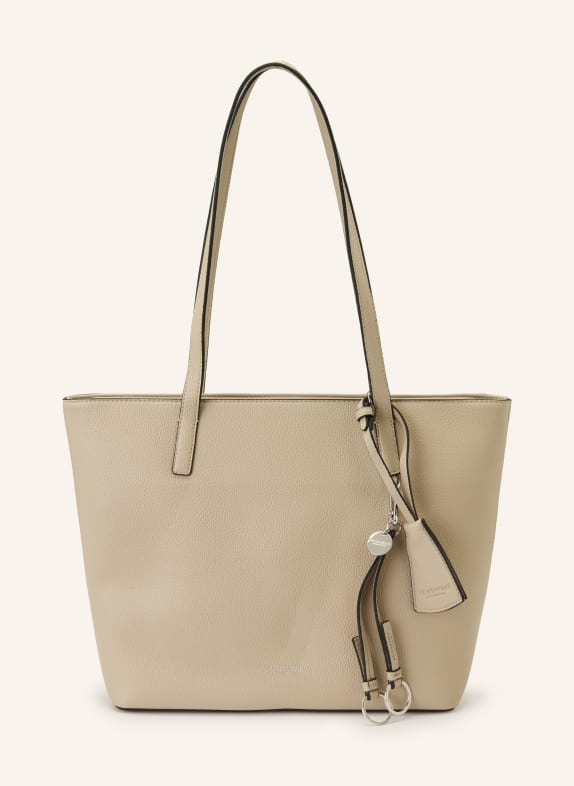 SEIDENFELT Shopper LOHJA BEIGE / SILBER