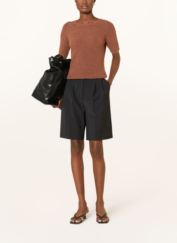 Rich & Royal gebreid shirt BRUIN