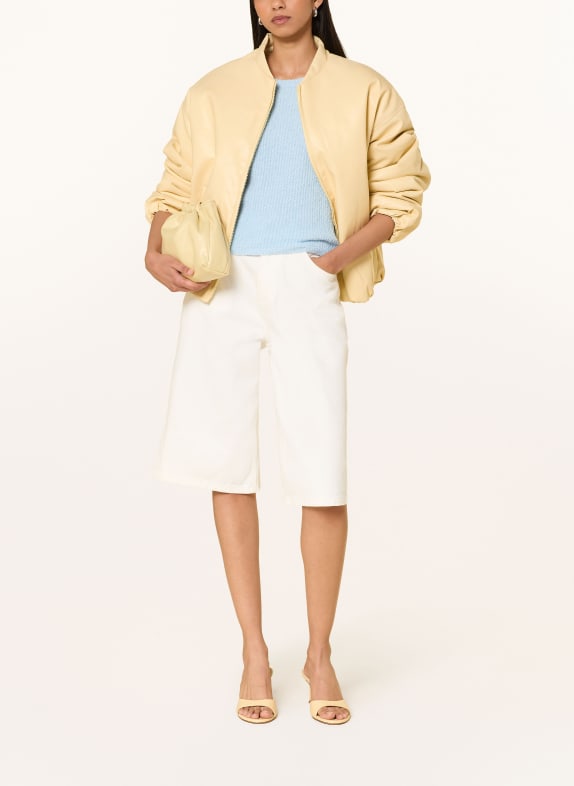 Rich & Royal gebreid shirt LICHTBLAUW
