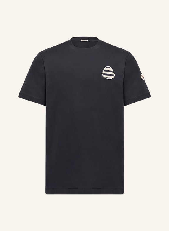 MONCLER T-Shirt DUNKELBLAU
