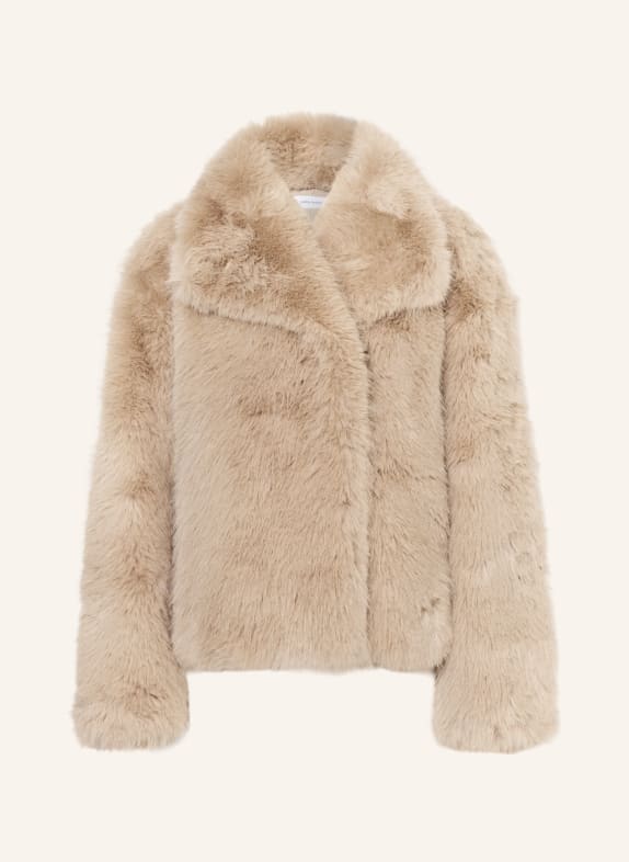 darling harbour Jacka i fuskpäls LIGHT TAUPE