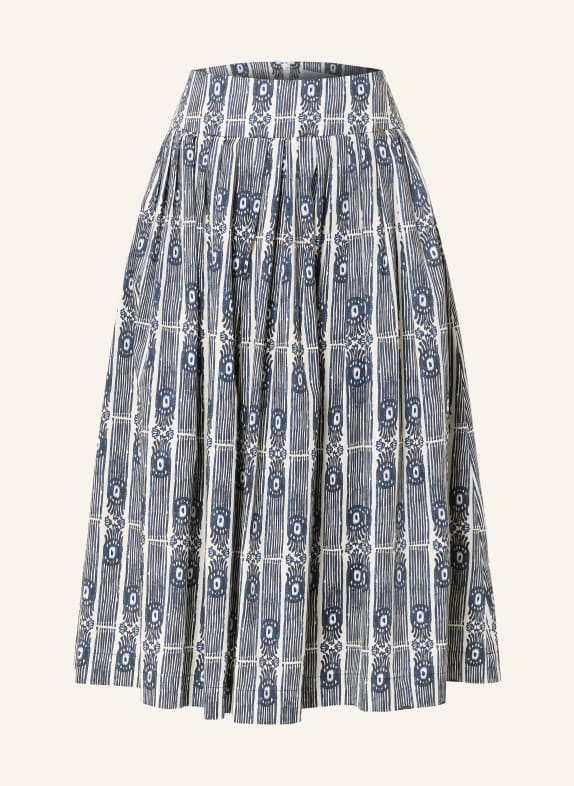 ROCKMACHERIN Trachtenrock KALO DUNKELBLAU / WEISS