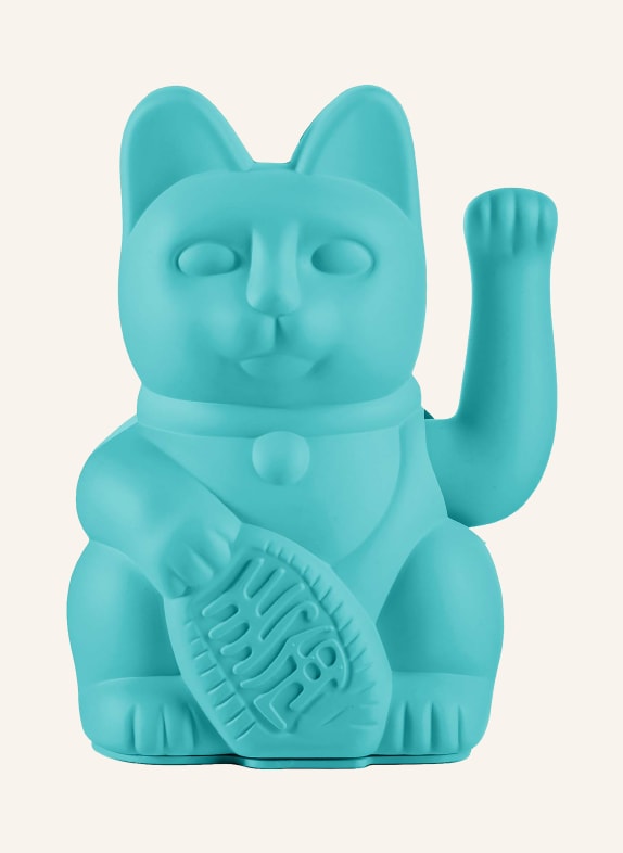 DONKEY Dekofigur LUCKY CAT TÜRKIS