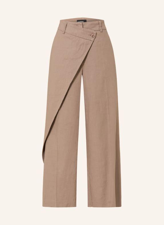 CAMBIO Culotte ANAIS mit Leinen BRAUN