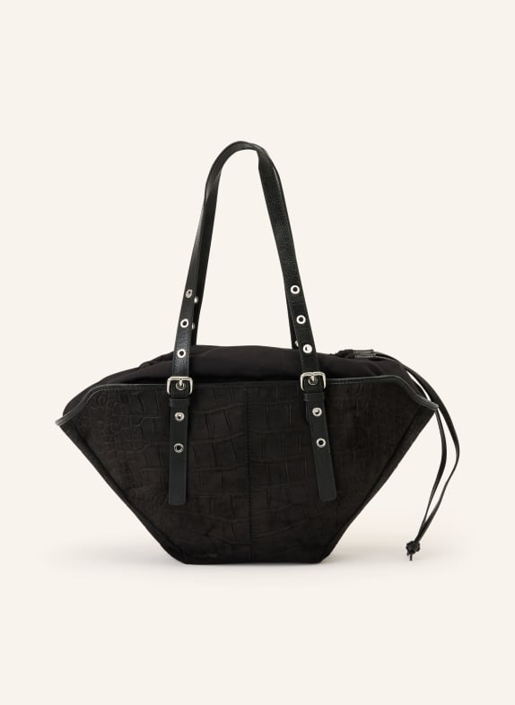 NÚNOO Beuteltasche NORA SCALE SMALL SCHWARZ