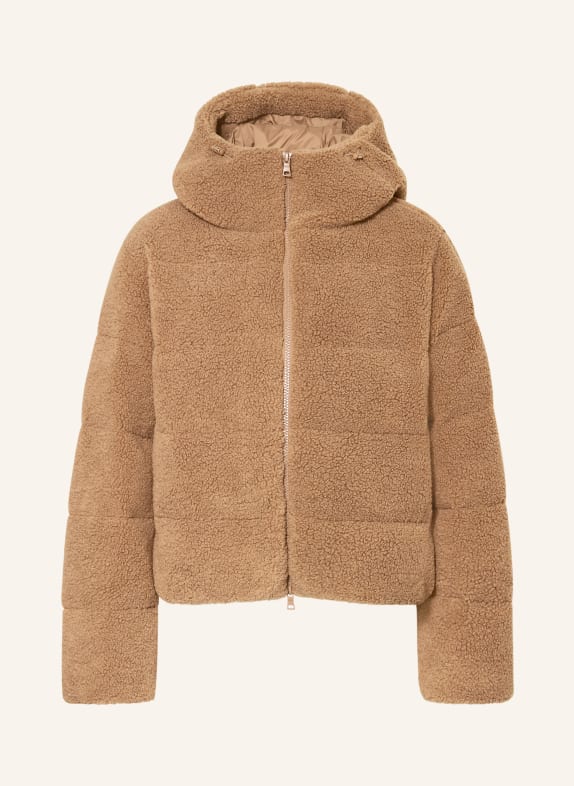 darling harbour Teddyjasje van gemengde materialen CAMEL
