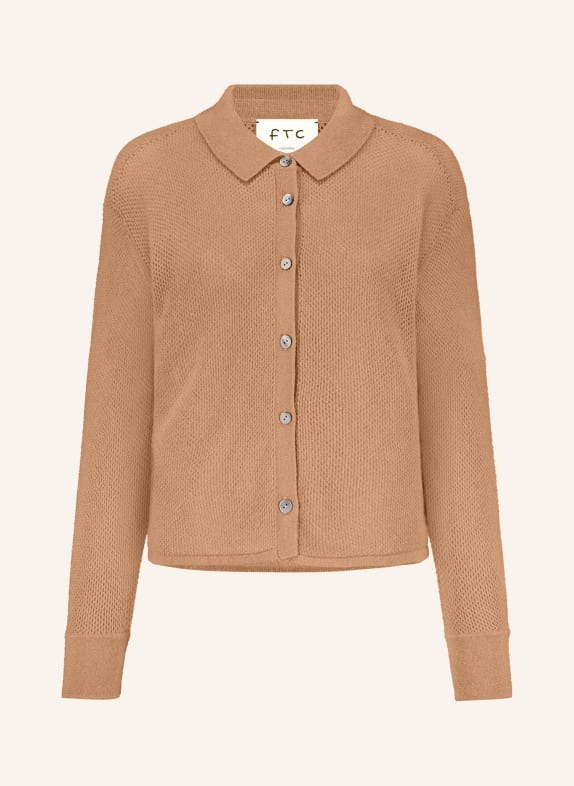 FTC CASHMERE Kašmírový svetr VELBLOUDÍ