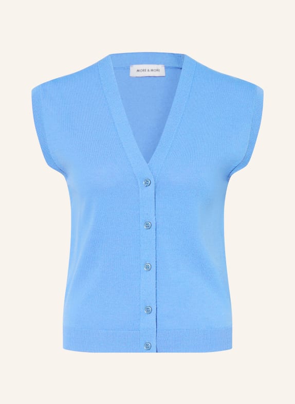 MORE & MORE Gebreid vest BLAUW