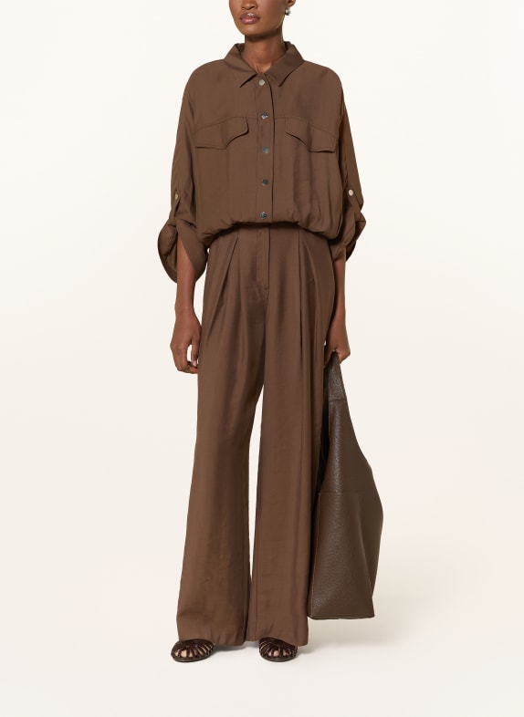 MORE & MORE Blouson à manches 3/4 MARRON FONCÉ