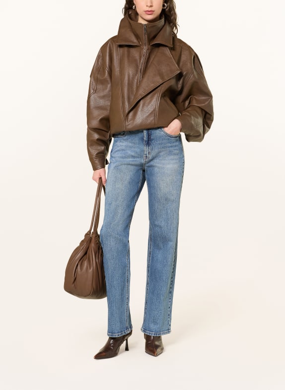 GESTUZ Rechte jeans GZJADE 101120 washed mid blue