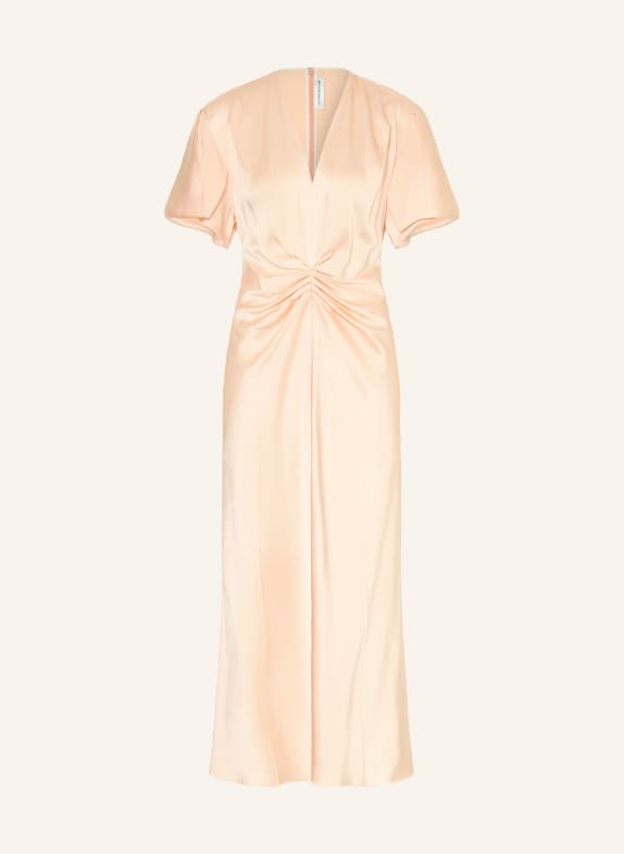VICTORIA BECKHAM Sukienka koktajlowa EVE JASNOPOMARAŃCZOWY