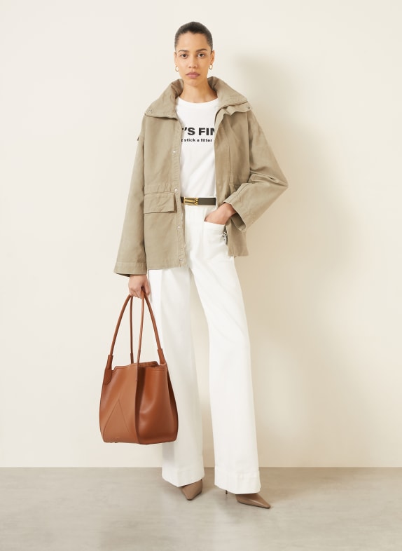 VICTORIA BECKHAM Veste de travail oversize VERT CLAIR