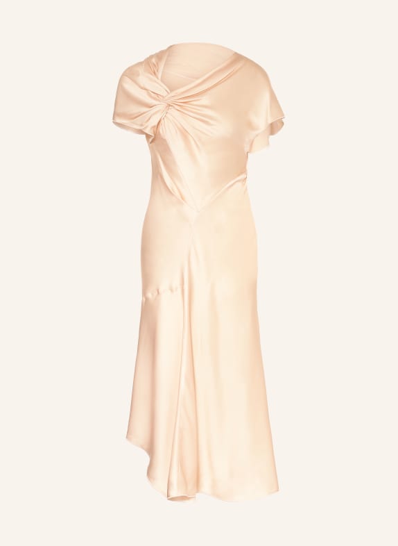 VICTORIA BECKHAM Cocktailkleid aus Satin HELLORANGE