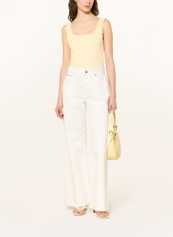 Rich & Royal Gebreide top GEEL