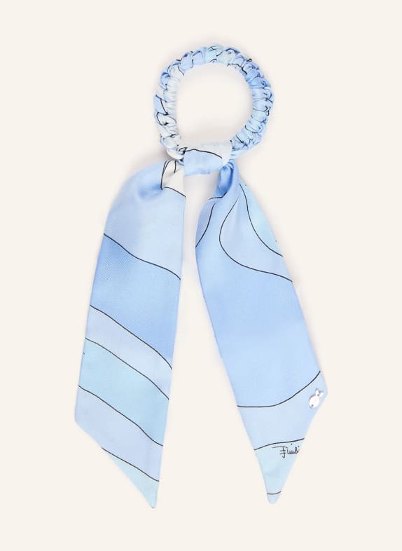 PUCCI Haargummi aus Seide HELLBLAU