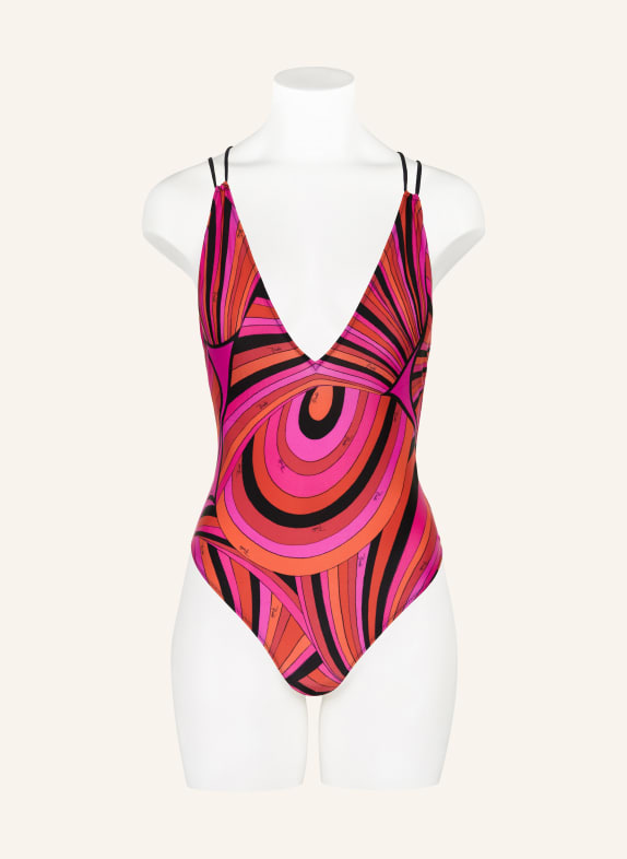 PUCCI Swimsuit PINK / RED / BLACK