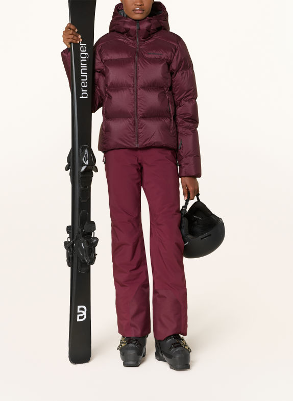 Peak Performance Daunen-Skijacke GLISSADE DUNKELROT