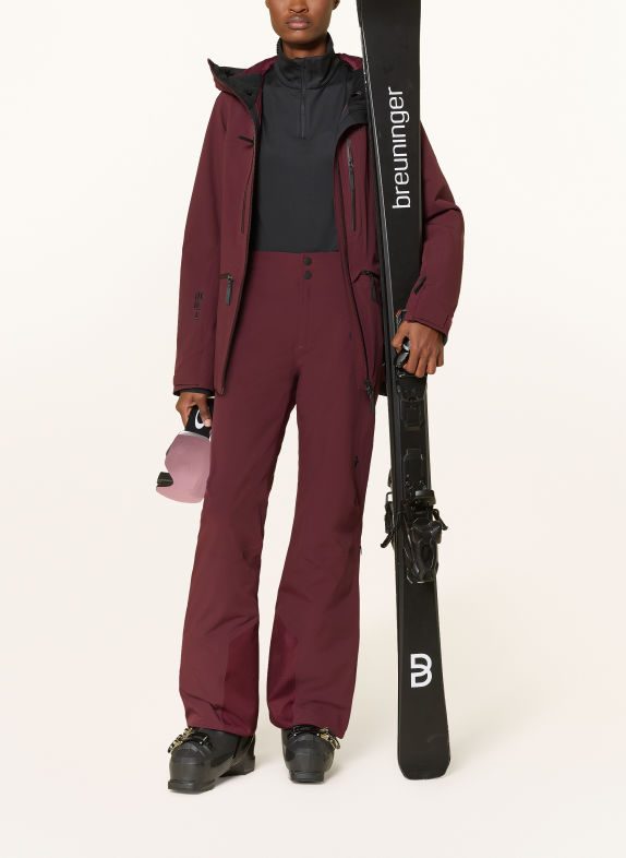 Peak Performance WHITELIGHT INSULATED Ski Pants DARK RED