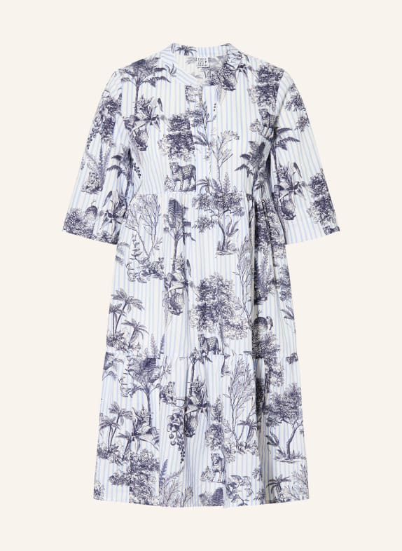 Emily VAN DEN BERGH Dress WHITE / LIGHT BLUE / BLACK
