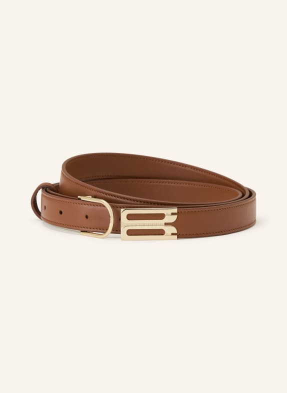 VICTORIA BECKHAM Ledergürtel BRAUN