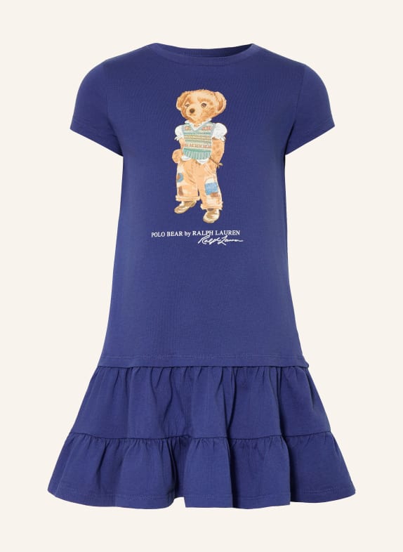 POLO RALPH LAUREN Sukienka z dżerseju NIEBIESKI / BRĄZOWY / MIĘTOWY