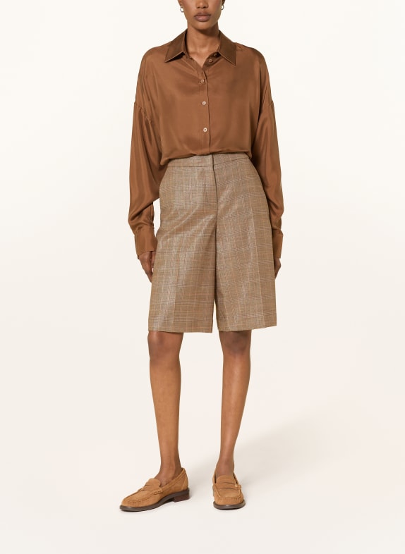 RIANI Zijden blouse BRUIN