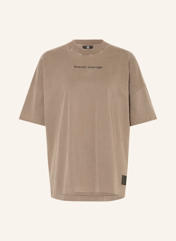 RIANI T-Shirt KHAKI / DUNKELGRAU