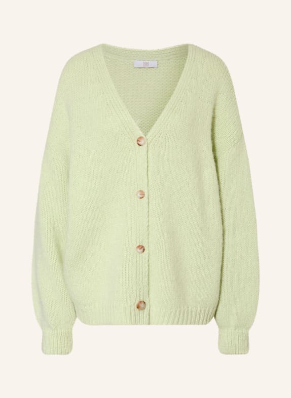 RIANI Strickjacke mit Alpaka HELLGRÜN