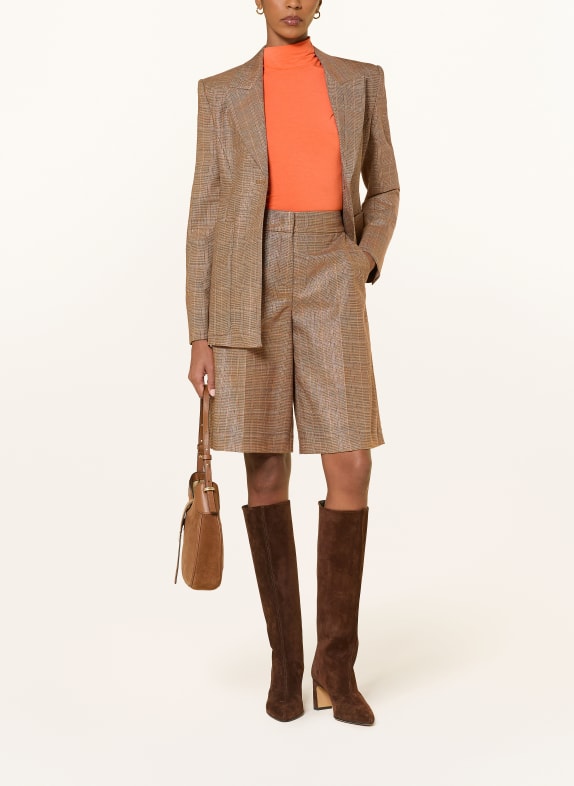 RIANI Bermuda's met glinsterend garen BRUIN / BEIGE