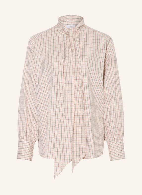RIANI Schluppenbluse BEIGE / HELLLILA / GRÜN