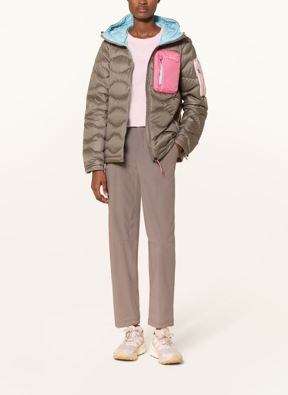 Peak Performance Daunenjacke HELIUM TAUPE / ROSA / PINK