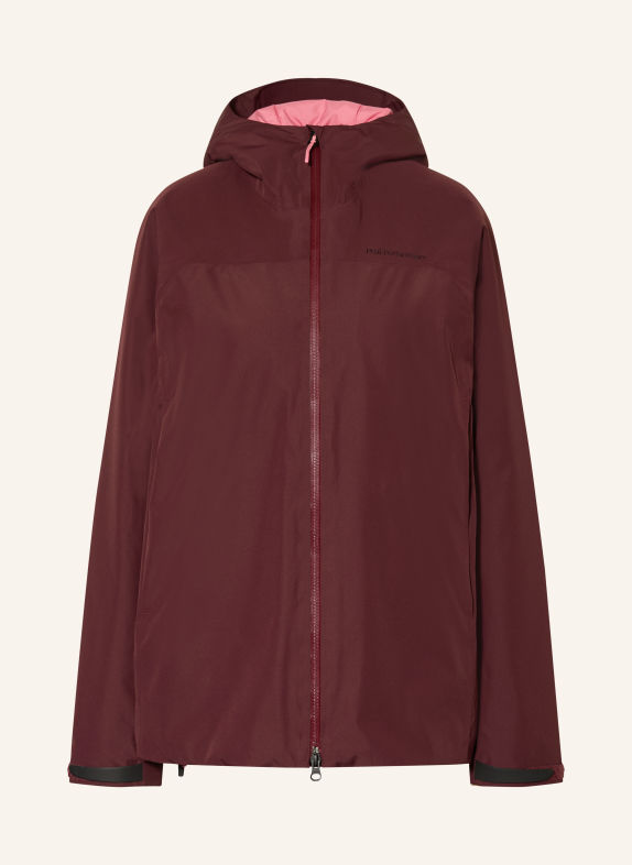 Peak Performance Kurtka pikowana TREELINE INSULATED CIEMNOCZERWONY
