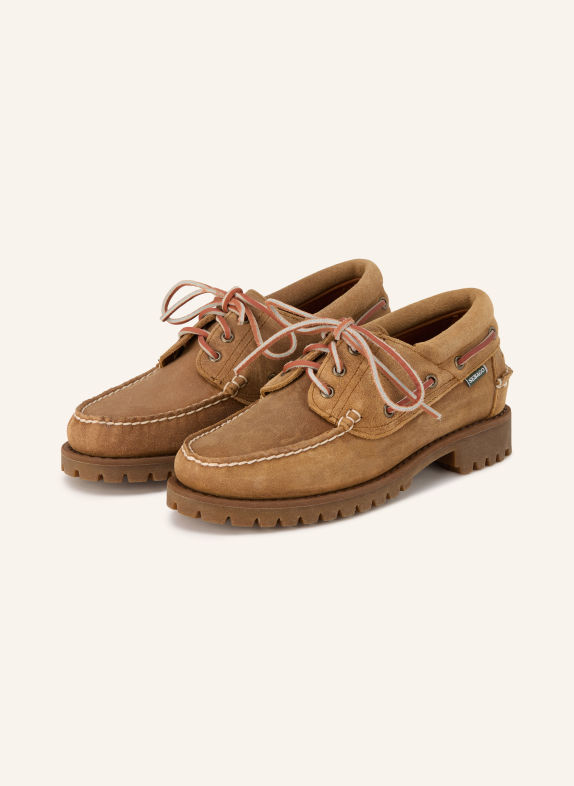 SEBAGO ACADIA Boat Shoes CAMEL