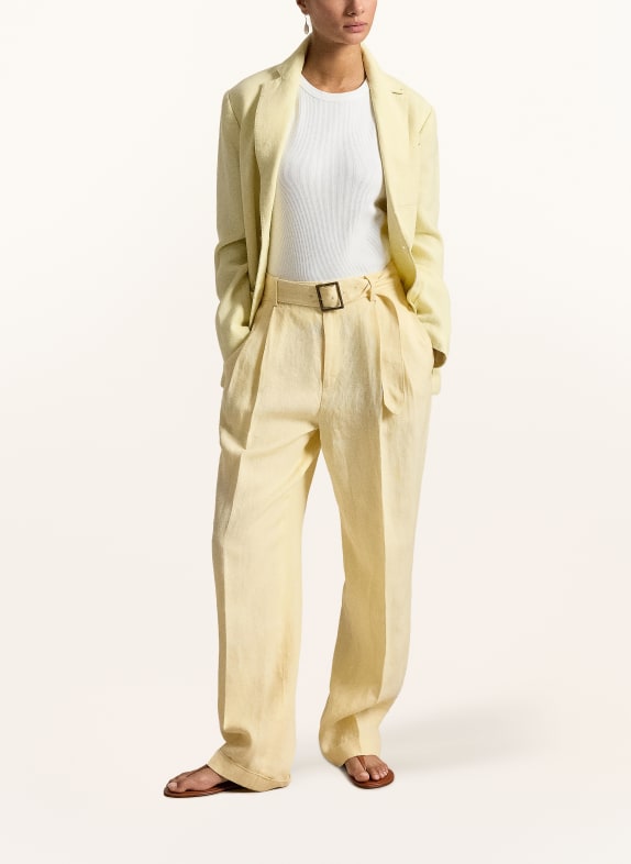 POLO RALPH LAUREN Leinenhose GELB