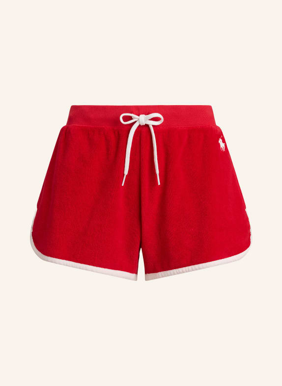 POLO RALPH LAUREN Szorty frotte CZERWONY
