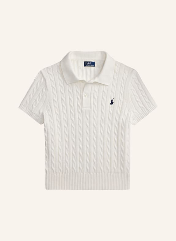 POLO RALPH LAUREN Strick-Poloshirt WEISS