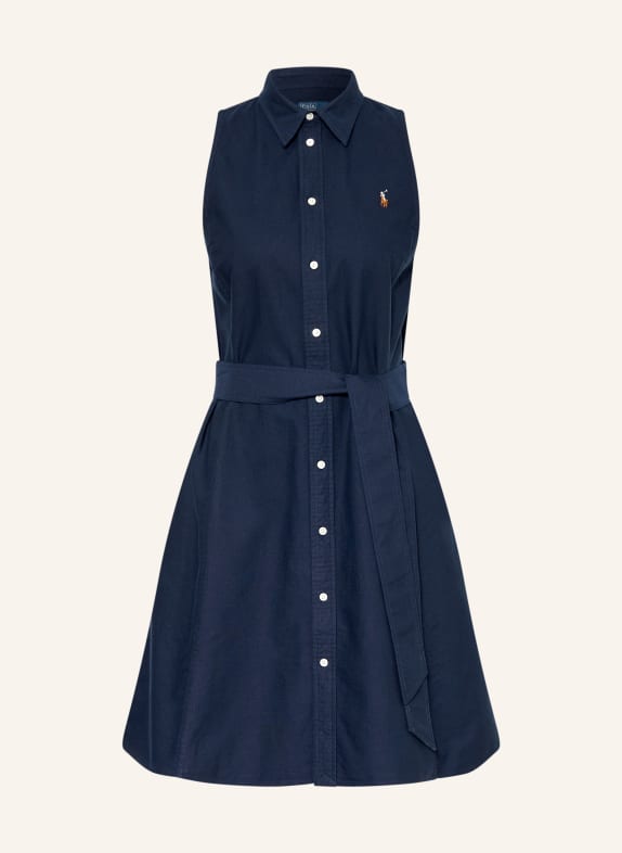 POLO RALPH LAUREN Hemdblusenkleid DUNKELBLAU