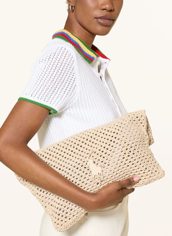 POLO RALPH LAUREN Shopper CREME / SILBER