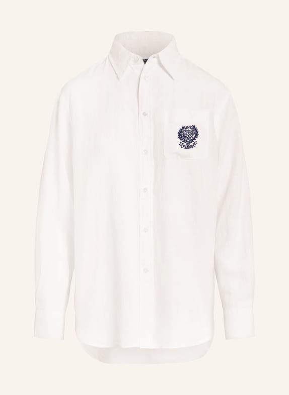 POLO RALPH LAUREN Hemdbluse aus Leinen WEISS