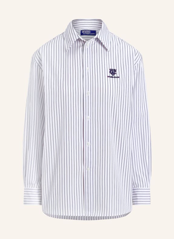 POLO RALPH LAUREN Hemdbluse WEISS / HELLBLAU / SCHWARZ