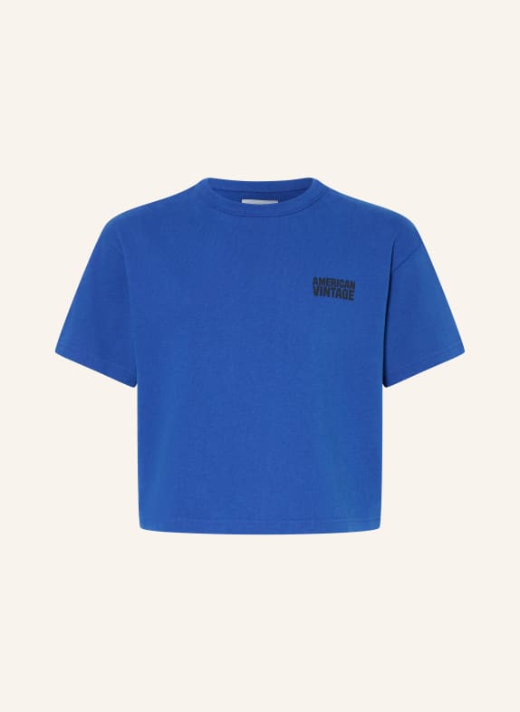 American Vintage Tričko YKOBOW MODRÁ
