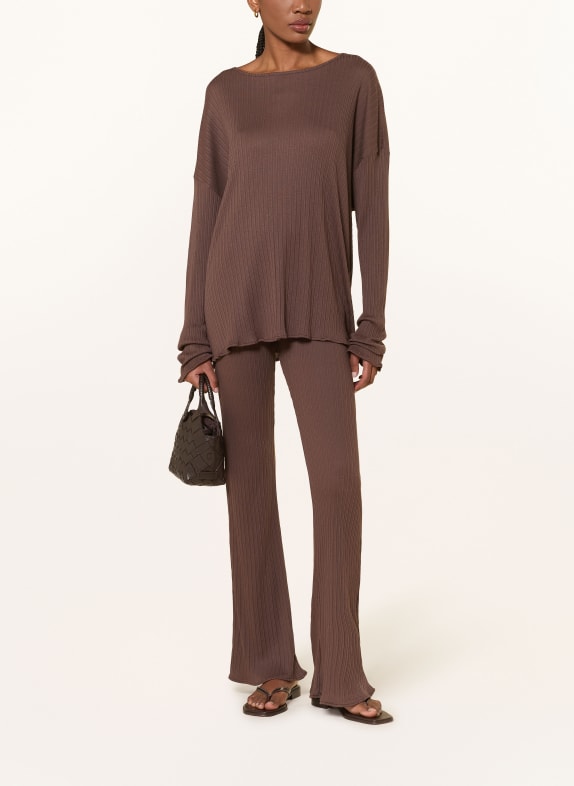 by Aylin Koenig T-shirt met lange mouwen MIL MARRON FONCÉ